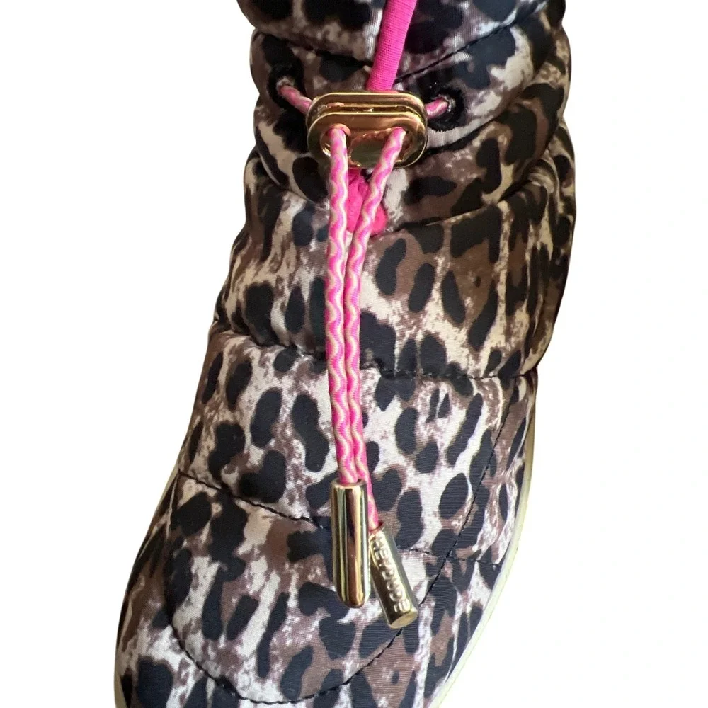 Hey Dude Girls Margot Eco Boots Leopard‎ Print Size 5 Youth NWT